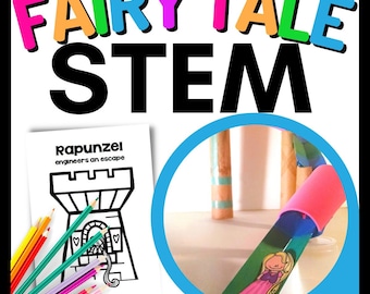 Desafío STEM de Rapunzel: Actividad de ingeniería de cuentos de hadas (digital)