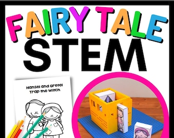 Cuento de hadas STEM: Hansel y Gretel atrapan a la bruja. Actividad matemática para practicar la medición.