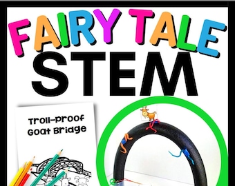 Cuento de hadas STEM Los tres cabritos Gruff Actividad STEM para niños que estudian en casa y ciencias K-2