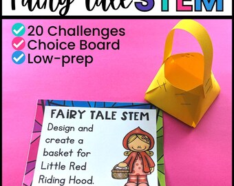 Fairy Tale STEM Activities Kindergarten 1st Grade 2nd Grade Homeschool STEM Challenge Ideas