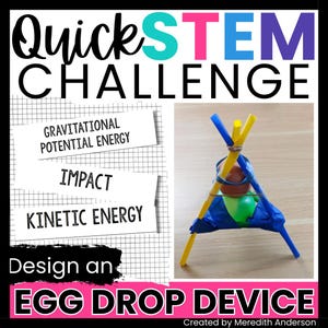 Egg Drop STEM Challenge End of the Year ctivity