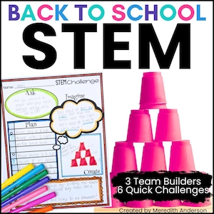 Back to School STEM Activities and Team Builders for Upper Elementary