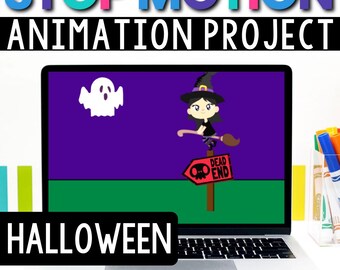 Proyecto de animación en stop motion para habilidades informáticas con Google Slides Copiar Pegar Duplicar Educación tecnológica Actividad de educación en el hogar
