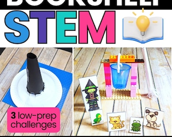 Desafíos de actividades STEM de Room on the Broom Diseño de ingeniería para Halloween Sombrero de bruja Ingeniería para niños