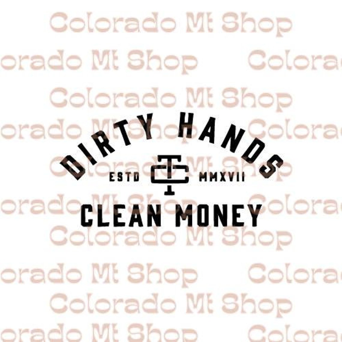 Dirty Hands Clean Moneyblue Collar Car Decaljeeptrucksvg Etsy