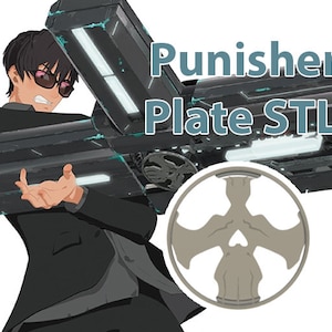 Wolfwood Punisher Detail 3D Print STL