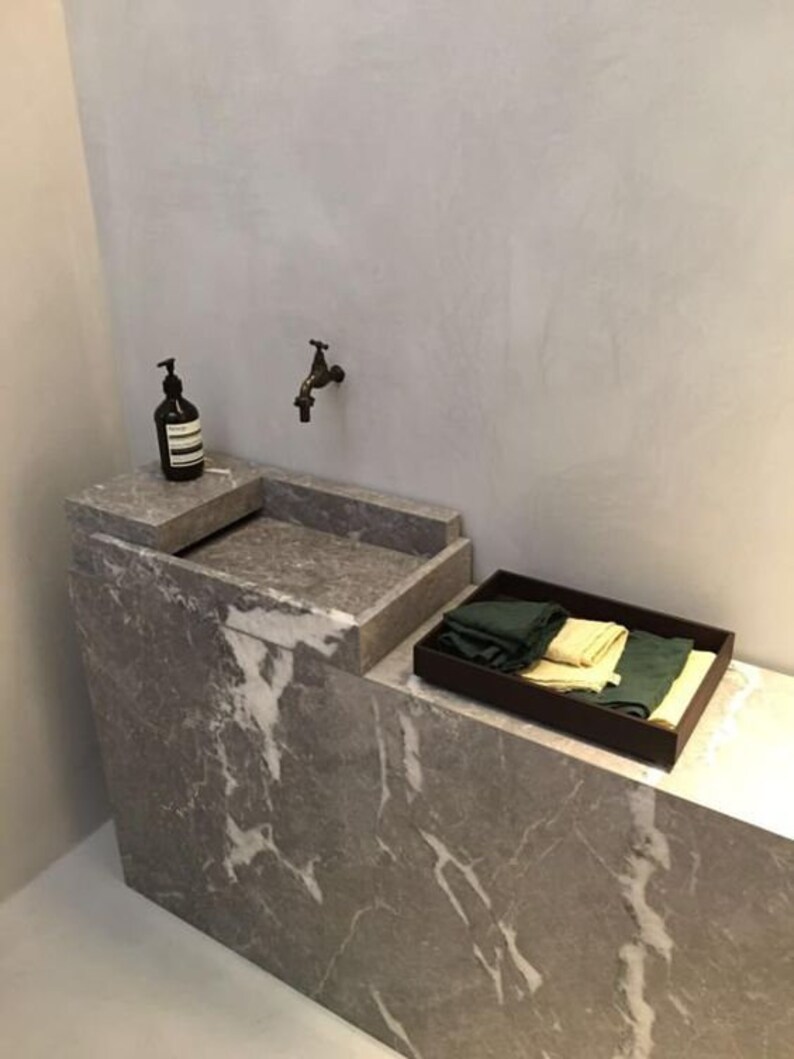 Custom Marble Vanity Etsy