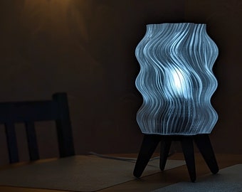 Wavy lamp, modern table lamp