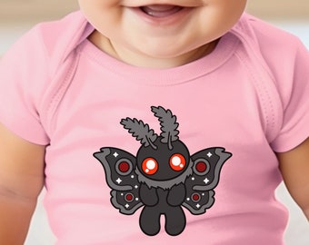 Mothman Shirt, Point Pleasant, Unisex Shirt, Cryptid Shirt, Cryptidcore, Cryptids, Goth Baby Clothes, Punk Baby, Infant Halloween