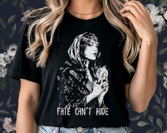 Gothic Vintage Gypsy Fortune Teller Shirt, Crystal Ball Occult Clothing And Witchy Stuff, Goth Clothes, Stay Spooky Aesthetic