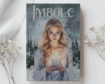 Imbolc Hardcover Journal, Witchy Journal, Witch Gift, Witch Decor, Spring Equinox, Gothic Witchy Stuff, Festival Of Brigid Lined Notebook