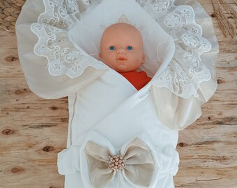 Newborn Swaddle Blanket 85x85 cm Seattle lace, prince, princess Baby  Girl Boy unisex Swaddle blanket