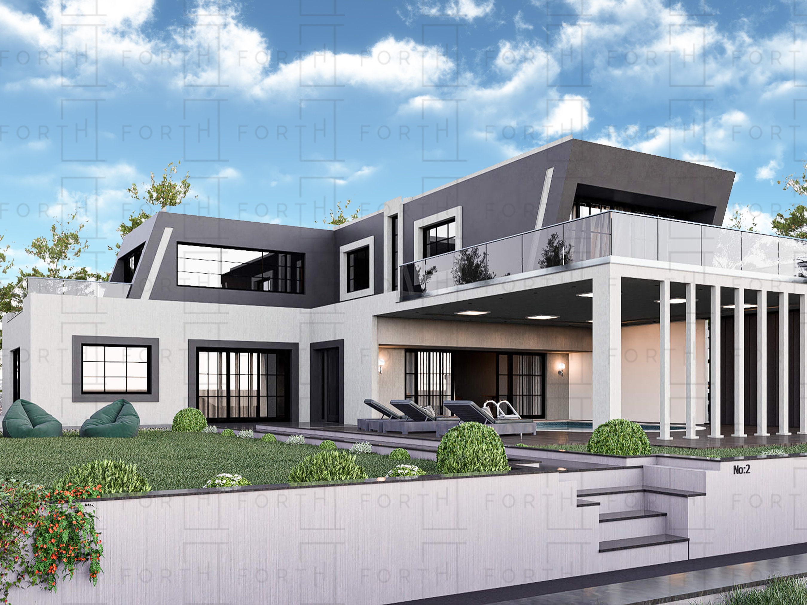 Online Exterior House 3D Rendering, House Exterior 3d Rendering, 3d