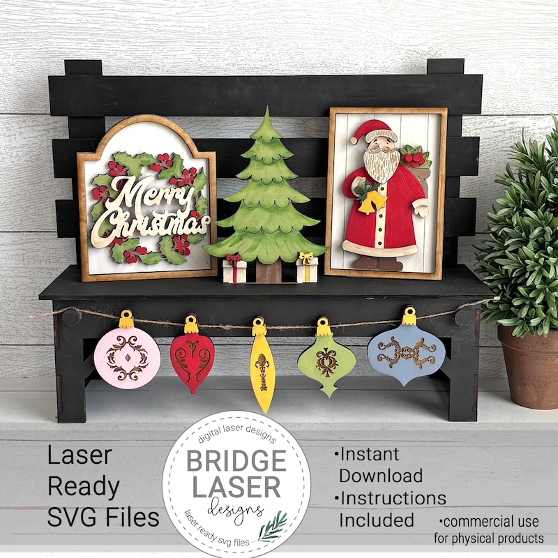 Santa Benches - Etsy
