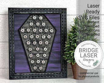 Halloween Countdown Laser Cut File, Halloween Countdown SVG, Haunted House Days Till Halloween, Halloween Laser Design Advent Calendar