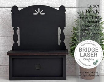 Advent Shelf Laser Cut File, Holiday Countdown Interchangeable Laser File, Interchangeable Advent Calendar Laser File, Holiday Laser Files