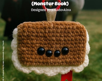 Virkmönster - Huggy Pouch (Monsterbok)