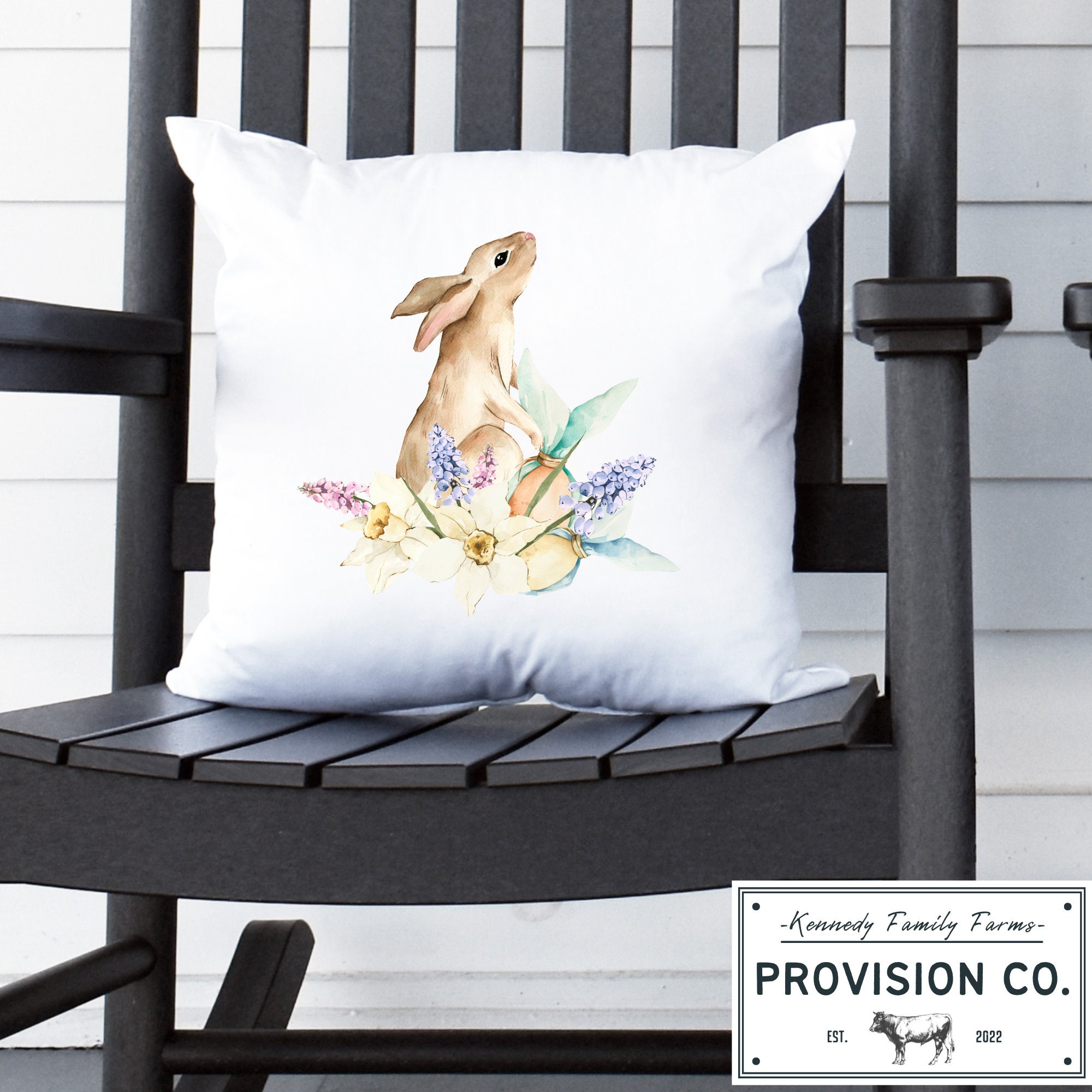 Easter Pillow Cover Decor, Easter Farm Decor Cover, Spring Pillows ...