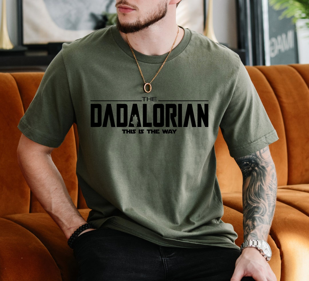 T-shirt Humour Dadalorian Pour La Fête Des Pères - Coton Gildan - Taille Au Choix - Neuf Sans étiquettes