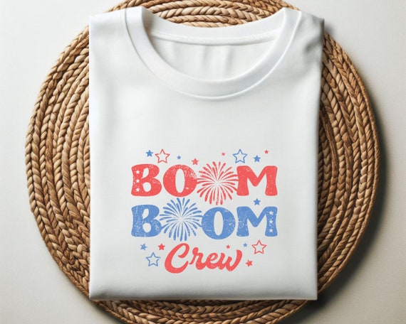 Boom T-Shirt - Red Box White Letters Boom T-Shirt - Red Box White Letters