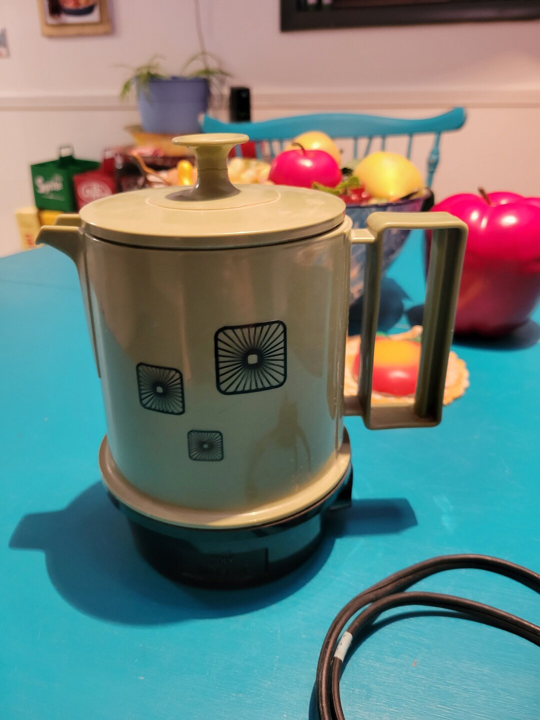 Green Poly Hot Pot Coffee Pot Etsy