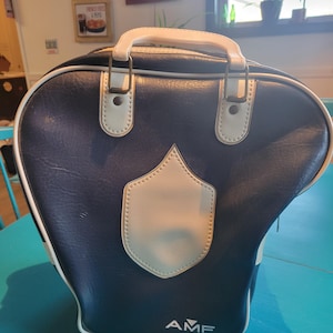 Blue AMF Bowling Ball Bag Vintage