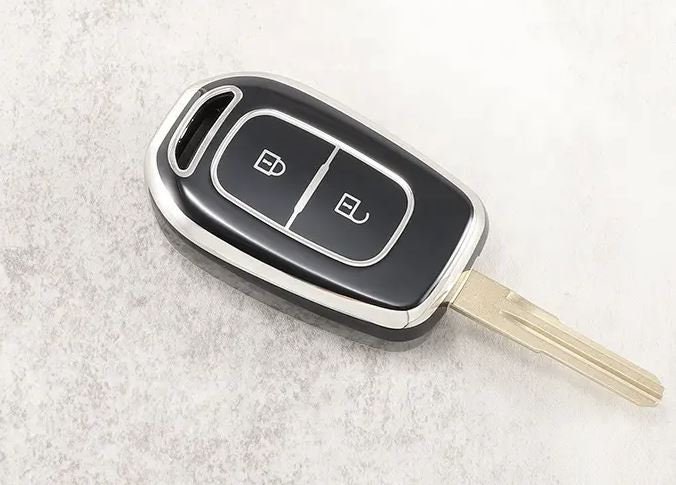 Fernbedienung Schlüssel Case Cover kompatibel mit RENAULT Dacia Logan  Duster 2 Button - .de