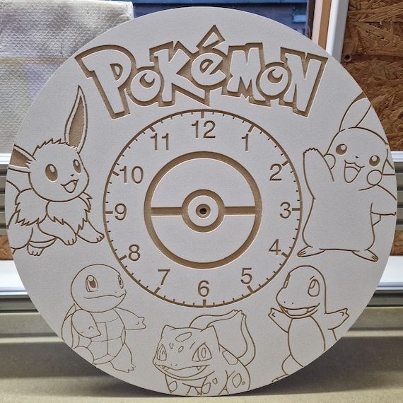 Horloge murale pokémon - Décoration