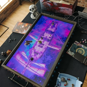 D&D Table Top (TV enthalten) mit Kühlsystem, LEDs, leichtem Zugang zum Deckel und (neuem) entspiegeltem Plexiglas
