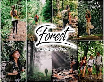 Lightroom-presets 10, bos buiten Lightroom-presets mobiel bureaublad, lente natuur, natuur groen landschap, natuurlijk aards fotofilters