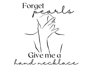 Hand Necklace SVG/PNG