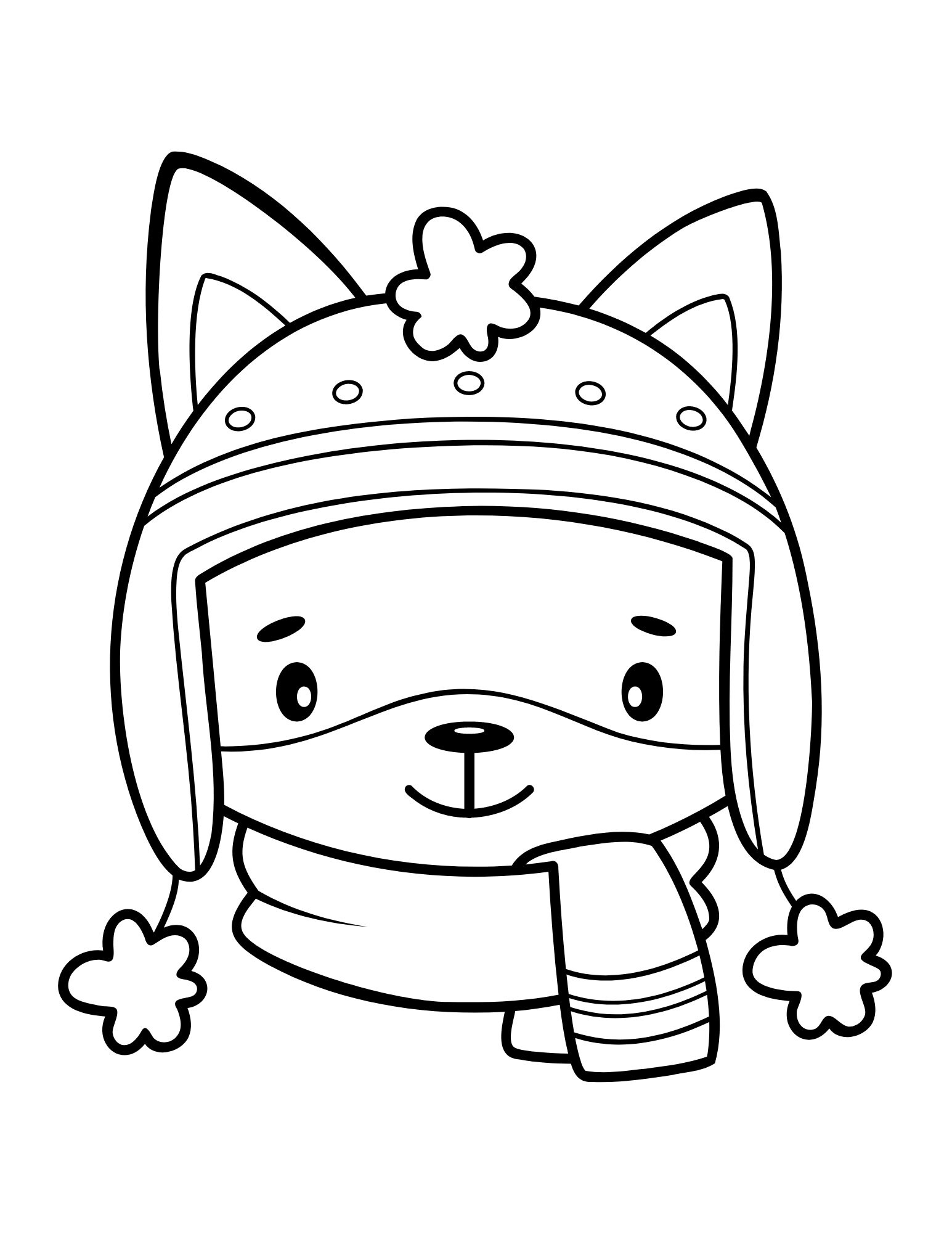 10 Page Winter Animals Coloring Pages 8.5 in X 11 in Digital Download