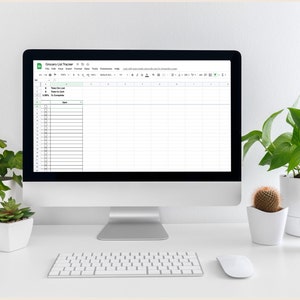 Grocery List Tracker - Google Sheets Digital Download