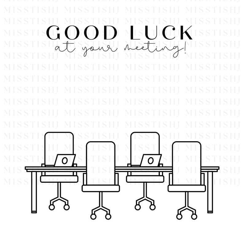 Printable Corporate Greeting Cards Black and White, Digital Download