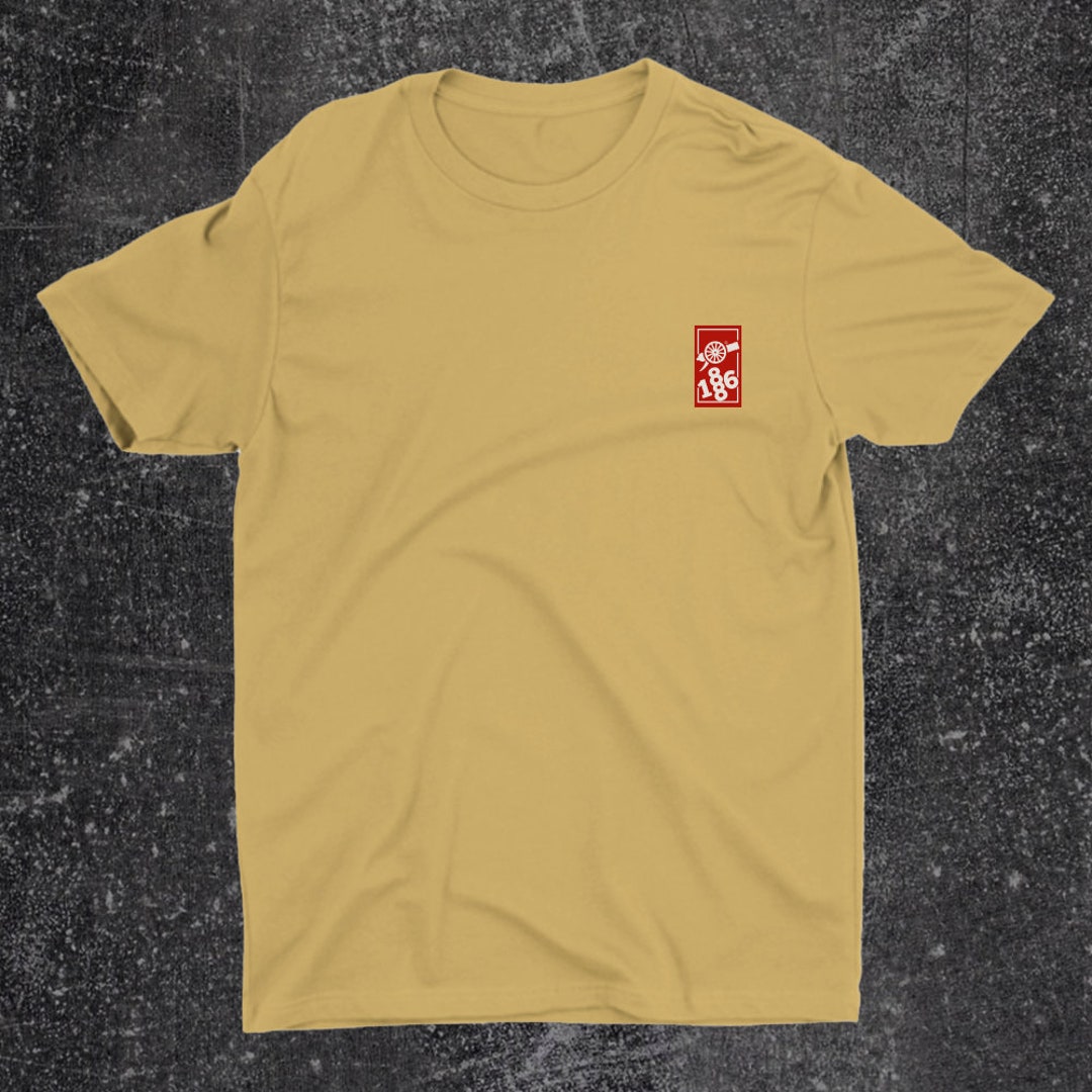 アーセナル レトロキャノンtシャツ Cannon Badge Crest Arsenal 1886 Left Side UNISEX T-shirt - Etsy