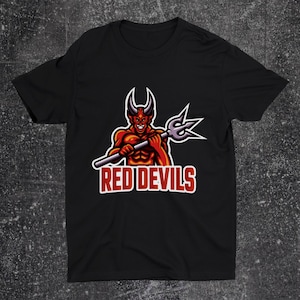 Red Devils Graphical Manchester United FC UNISEX T-Shirt