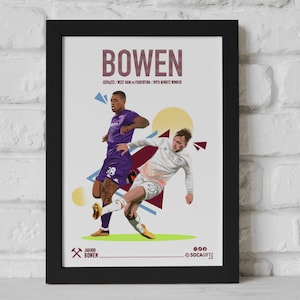 West Ham United Jarrod Bowen Winning Goal Europa Conference League Print