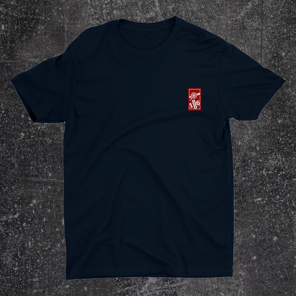 Cannon Badge Crest Arsenal 1886 Left Side UNISEX T-shirt - Etsy