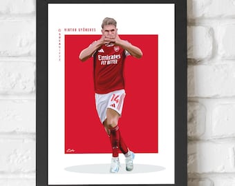 Arsenal - Viktor Gyokeres - 25/26 A4 Print