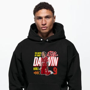 Nunez &#39;Agent of Chaos&#39; Liverpool FC Graphic Unisex Hoodies