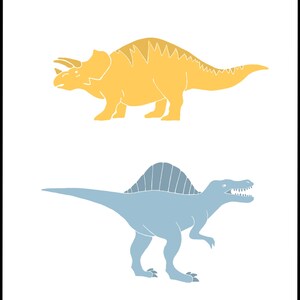 Dinosaure Triceratops Spinosaurus