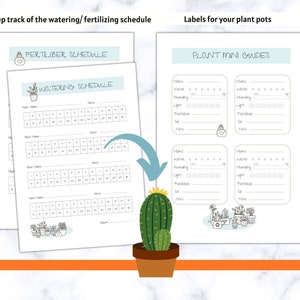 Indoor Plant Journal| Printable Planner| Houseplant Organizer| Plant ...