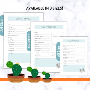 Indoor Plant Journal| Printable Planner| Houseplant Organizer| Plant ...