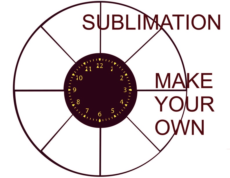 Sublimation Timer Photo Sublimation Clock SVG - Etsy