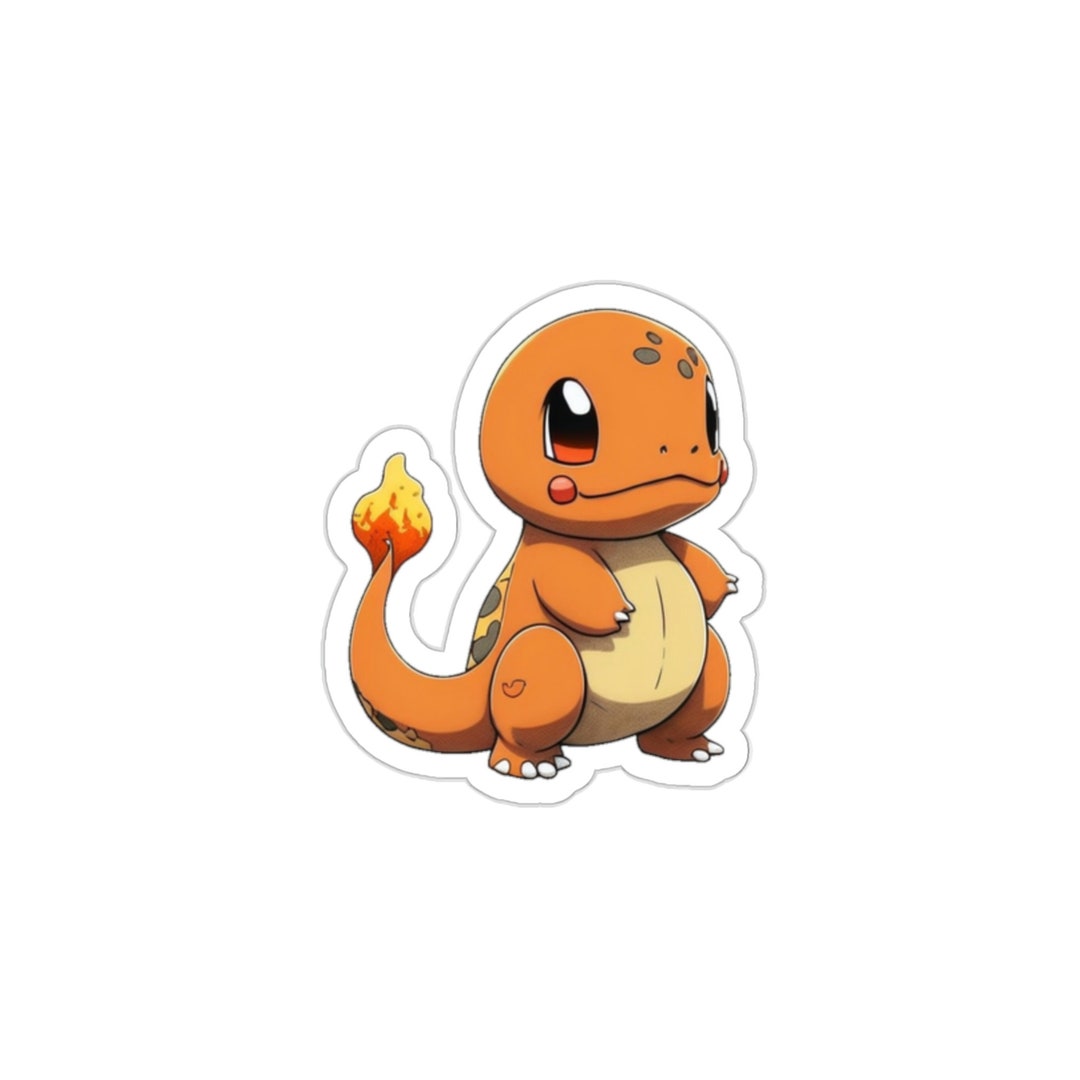 Pokemon Charmander V1 Diecut Anime Sticker Etsy