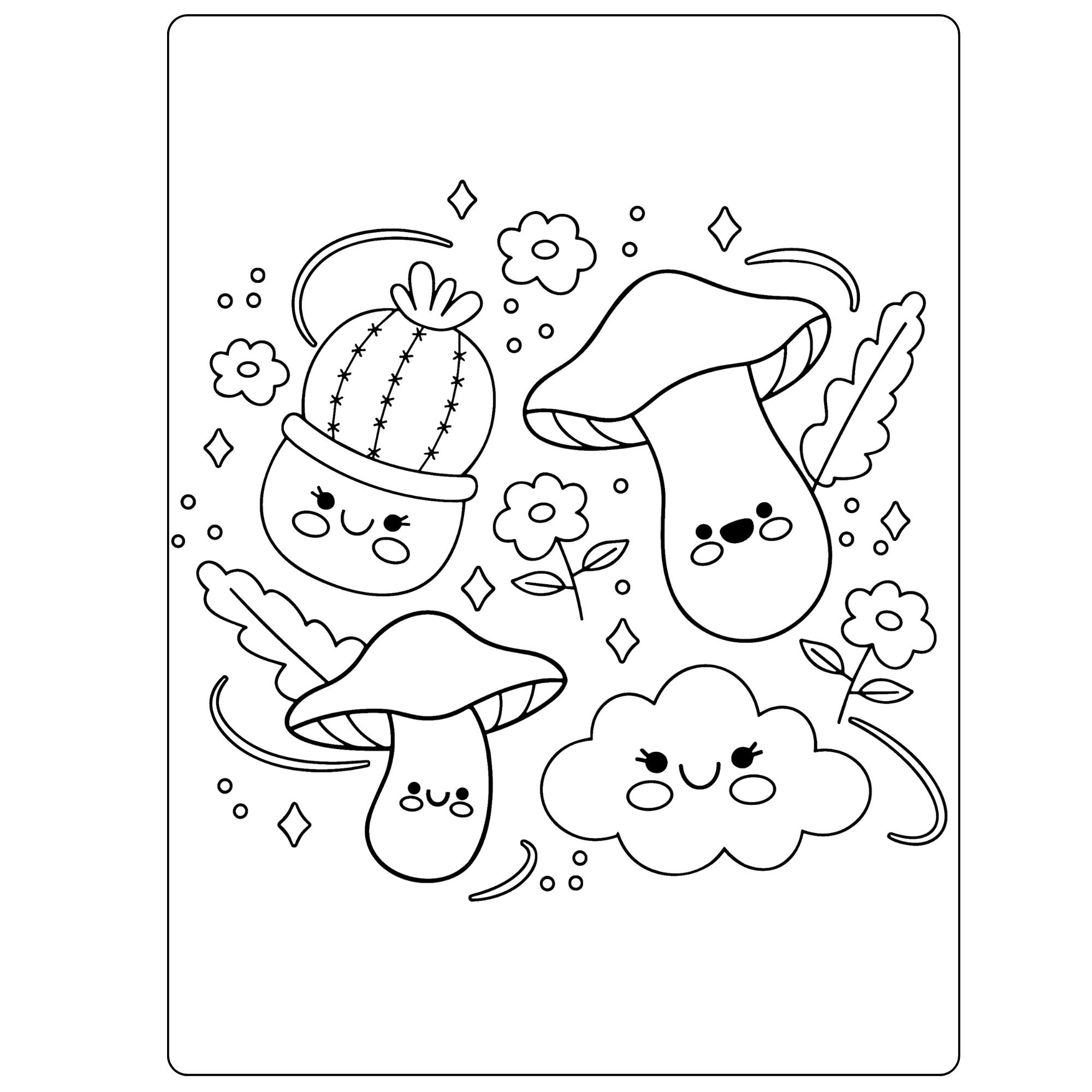 100-page Coloring Book Printable Coloring Pages Kids Halloween ...