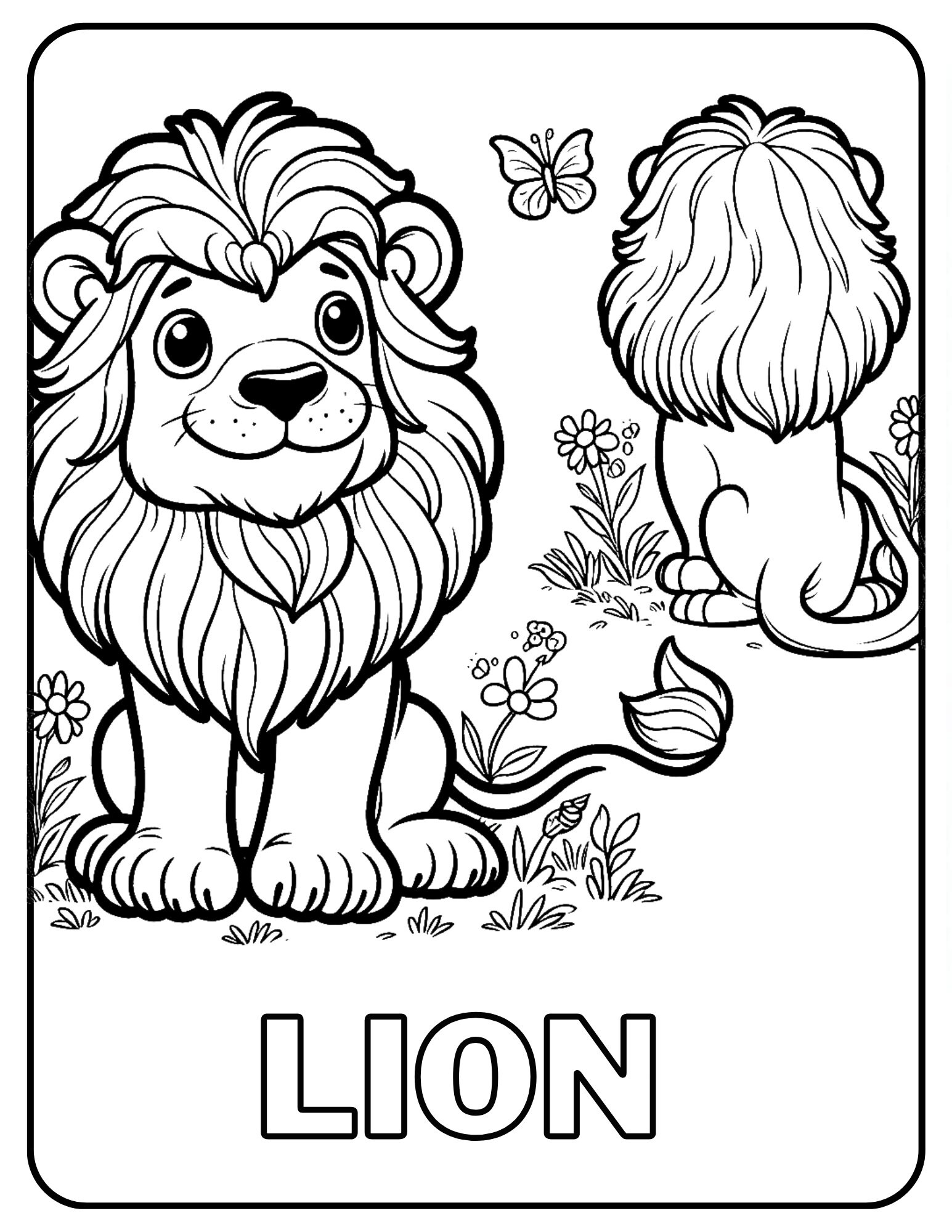 Coloring Adventure Awaits 100 Animal and Car Pages for Kids , Animals ...