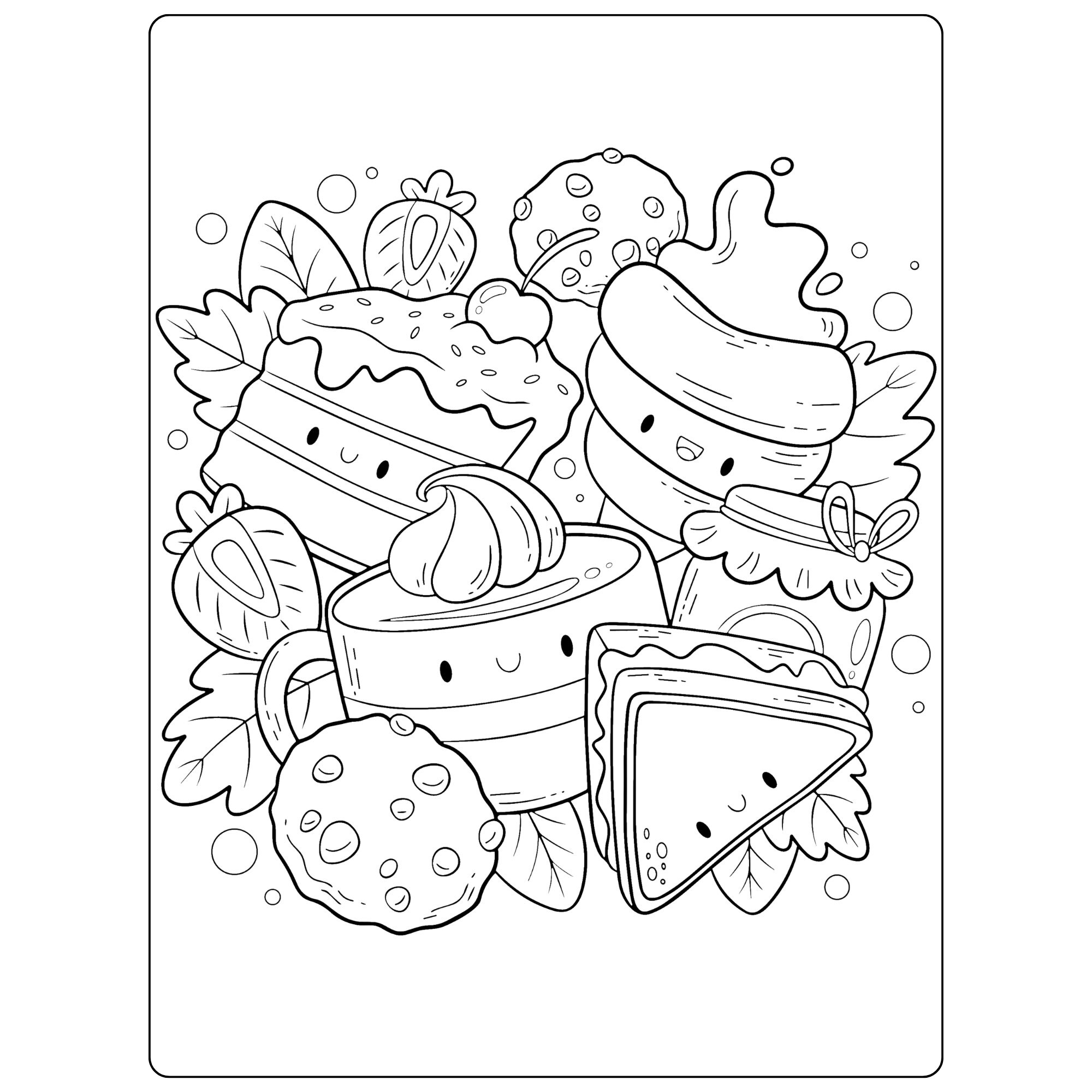 100-page Coloring Book Printable Coloring Pages Kids Halloween ...