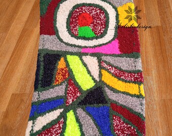 Custom rug , Handmade rug , Beni ourain , Moroccan Berber rug , Moroccan area rug , Custom Size Rug  , Bohemian rugs ,  Handmade Moroccan.