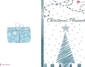 6x9 Printable Christmas Planner Template (36 pages)